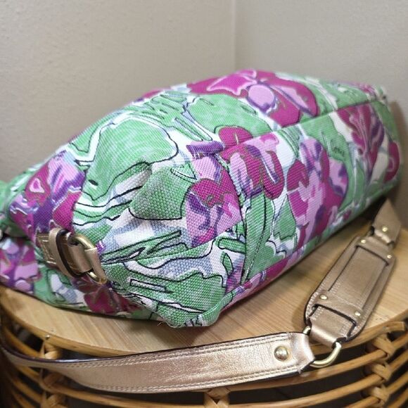 Coach RARE Ashley Floral Carryall Tote and Wallet - Picture 6 of 13